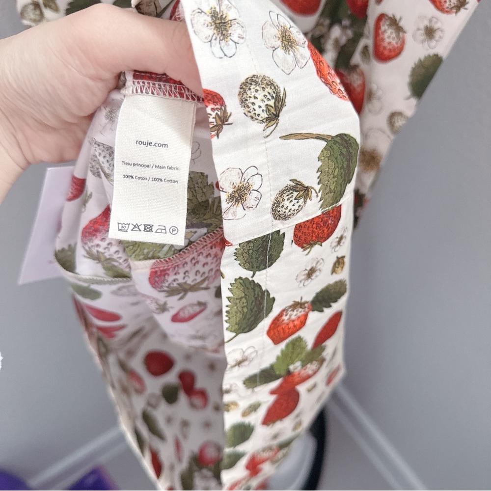 RARE NWT Rouje Angie Strawberry Print dress - Picture 10 of 10